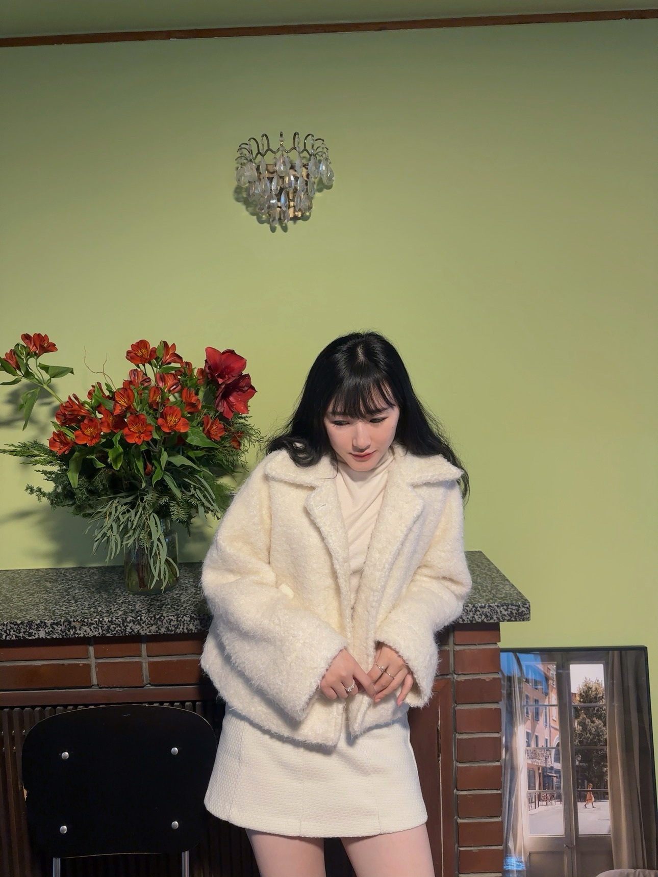 𝙇𝙖𝙥𝙚𝙡 𝙬𝙤𝙤𝙡 𝙘𝙤𝙖𝙩（現貨）