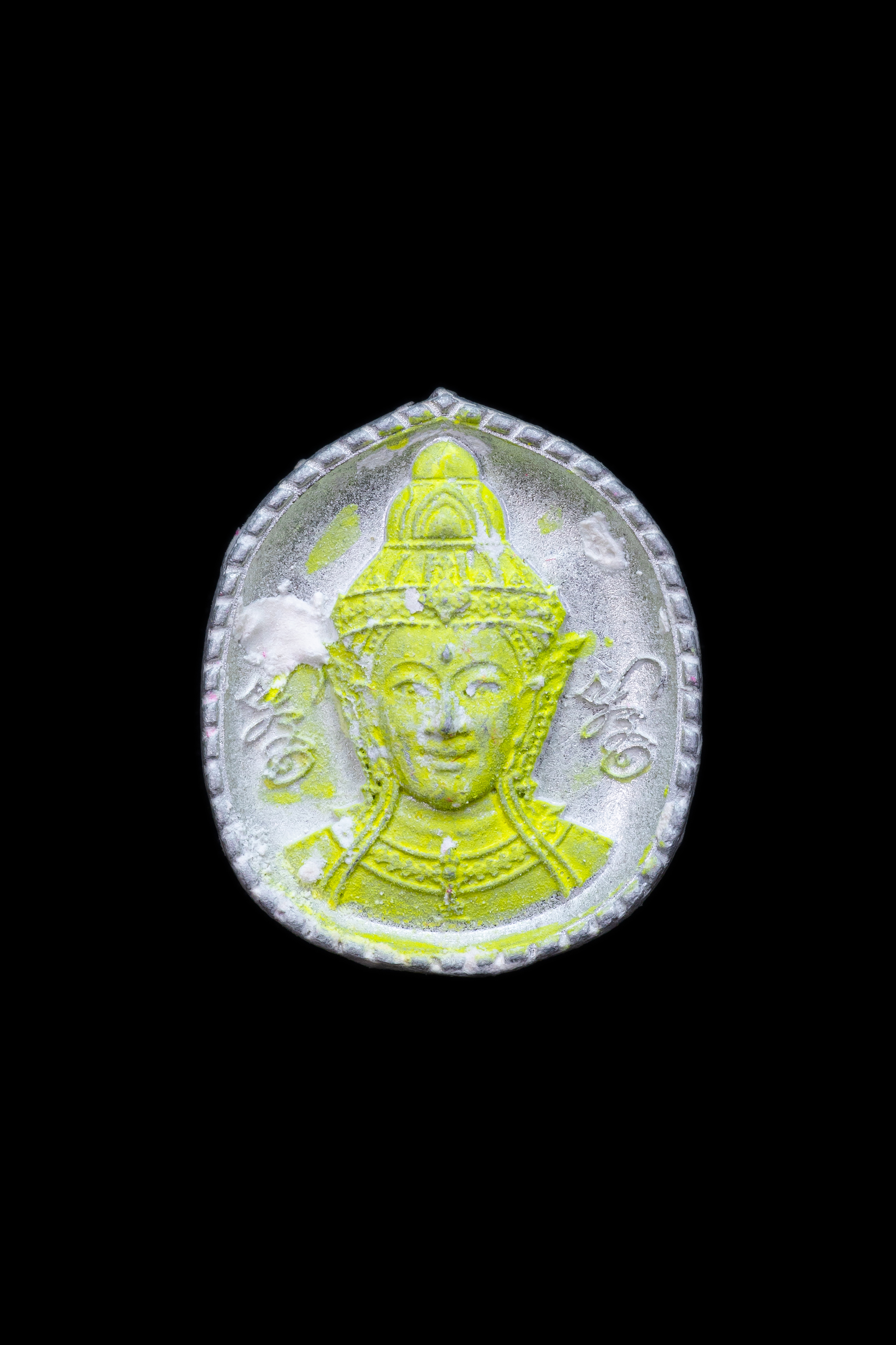 『泰國佛牌』澤度金天神 帕阿贊初 瓦普泰沙丸 「哈樂」加持四年 日暈法會  18231206