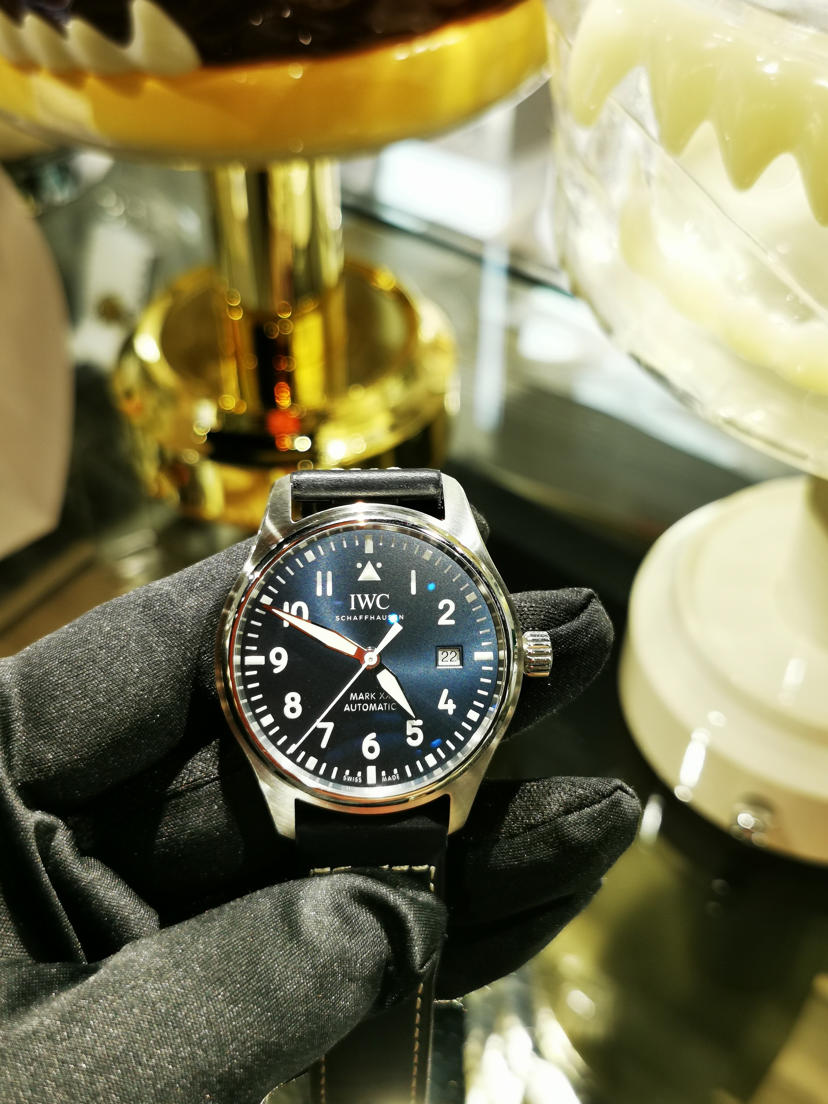 BRAND NEW IWC IW328203 BLUE DIAL PILOT'S WATCH MARK 20 XX 40 MM