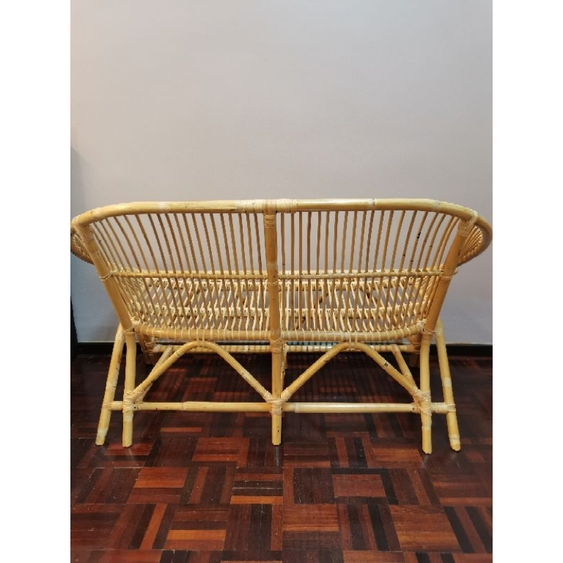 Premium Rattan Chair 2 Seater for Indoor or Outdoor Lobby Garden