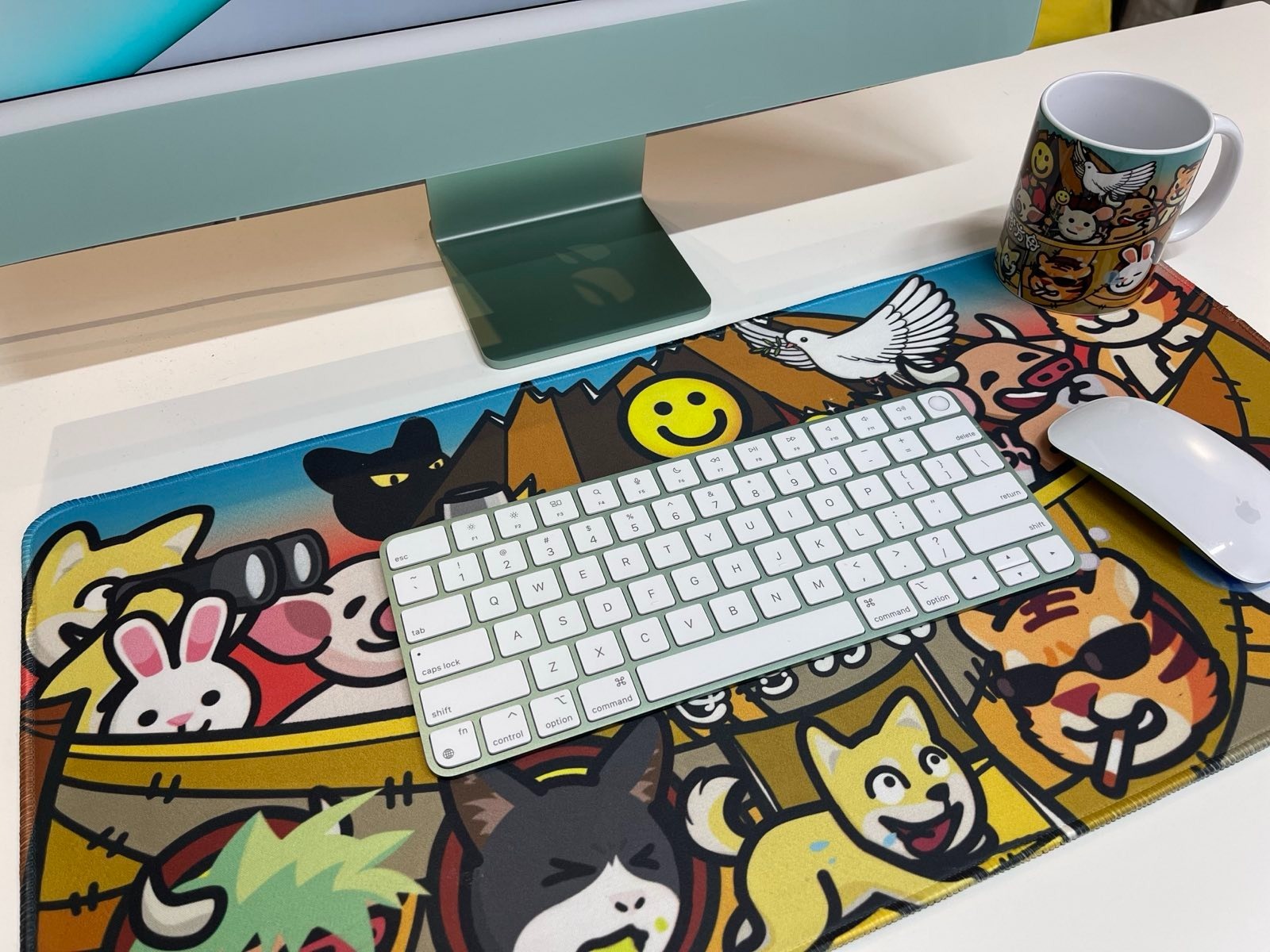 Crab x LIHKG 連登動物方舟滑鼠墊| 連登方舟書檯墊| 蟹貨倉自創產品| LIHKG 官方授權產品系列| 本土品牌