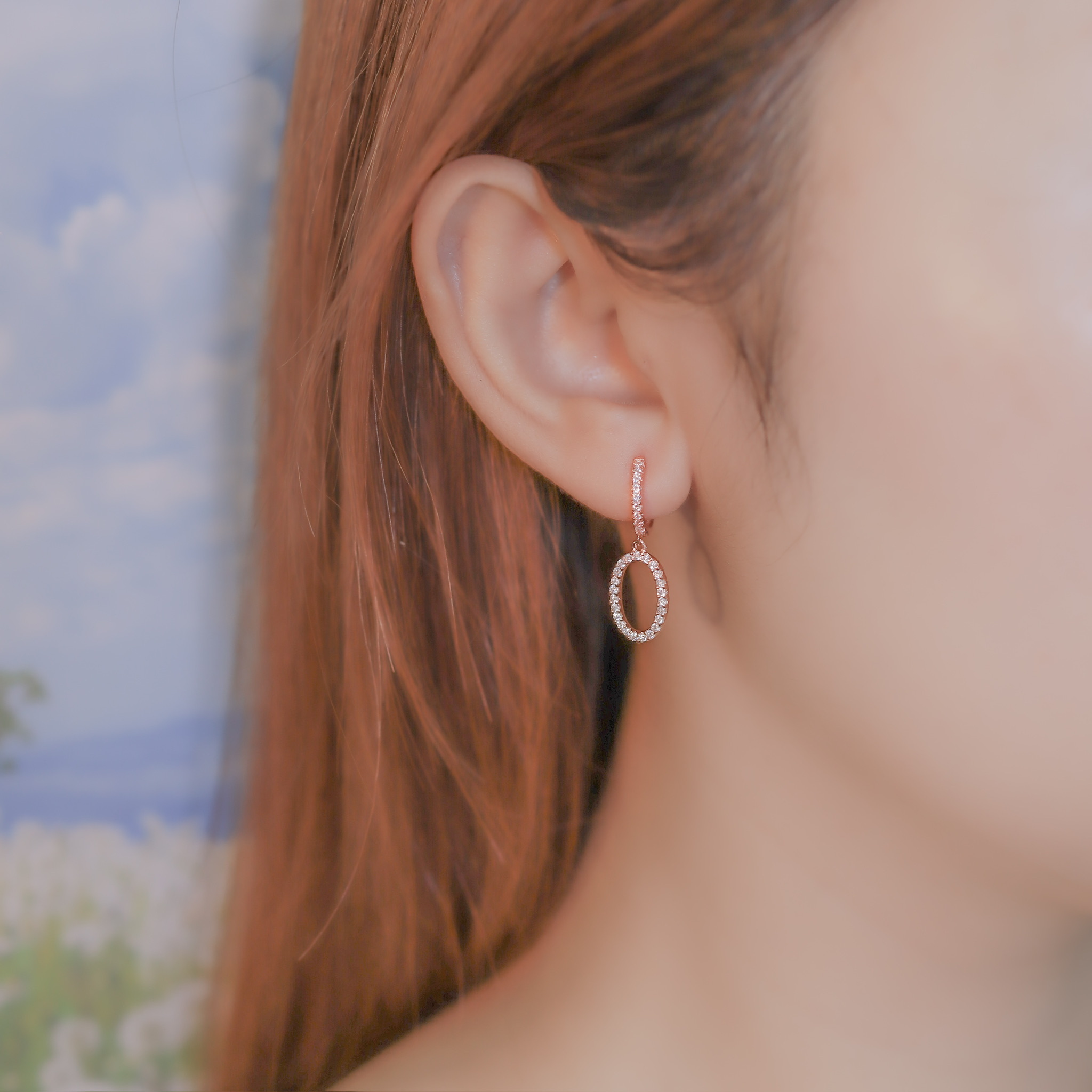 | 925 Silver・White Gold・Rose Gold | About Perfect  Earrings（Silver / Rose Gold） | EA0715 |