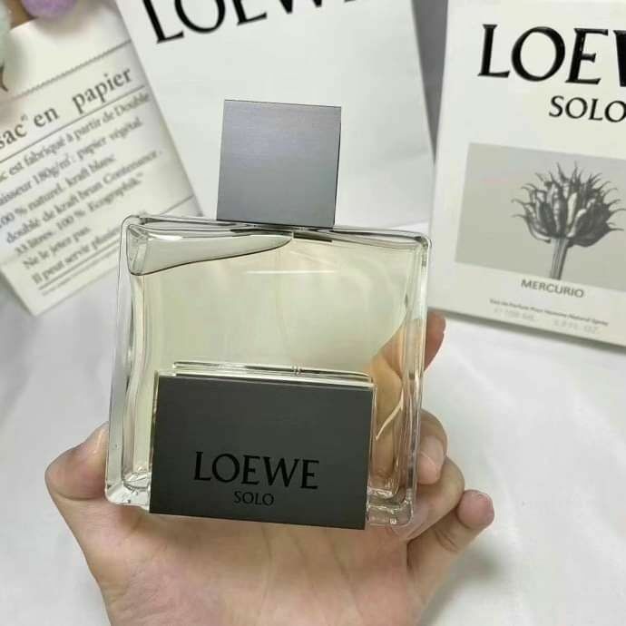 LOEWE 羅意威Solo MERCURIO PLATINUM 獨奏白金男士濃香EDP香水100ml