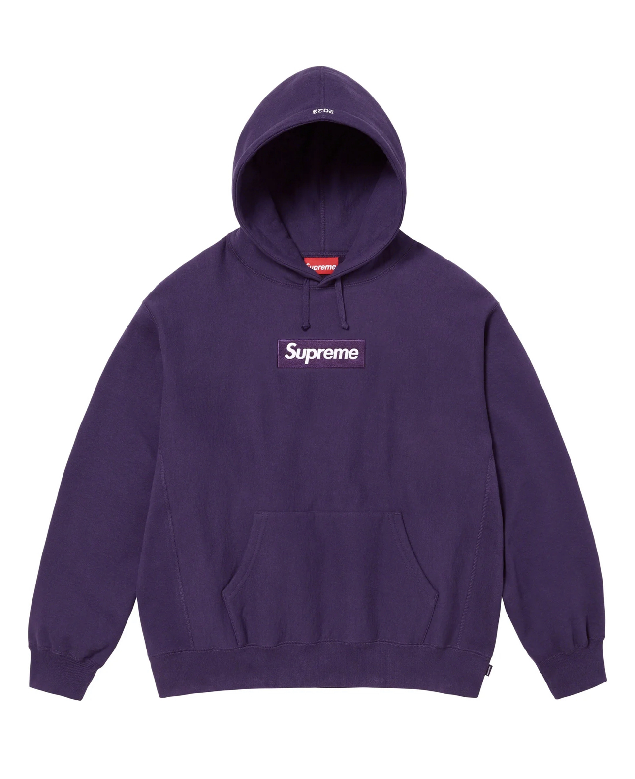 Supreme FW23 Box Logo Hoodie Purple
