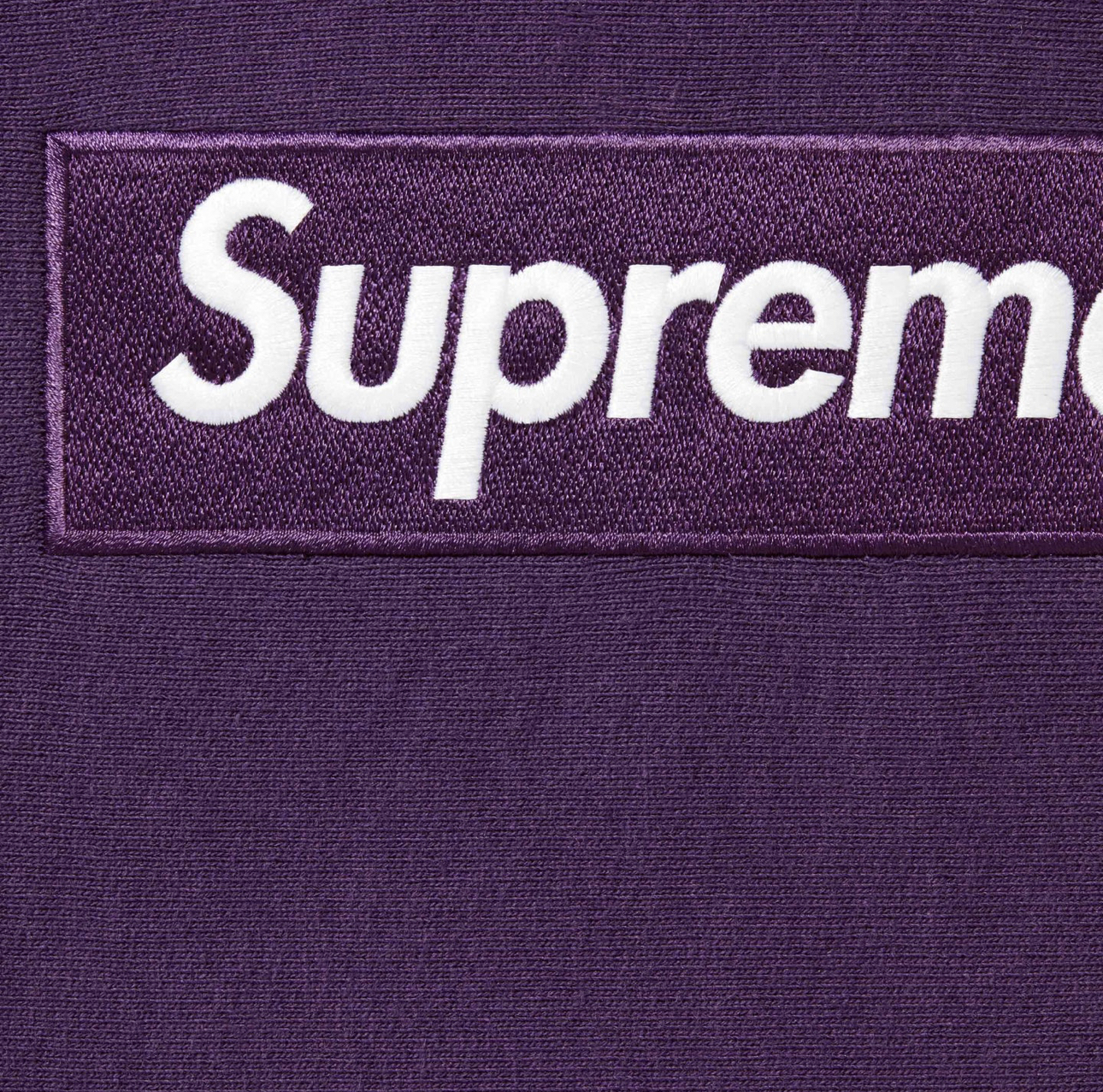 Supreme FW23 Box Logo Hoodie Purple