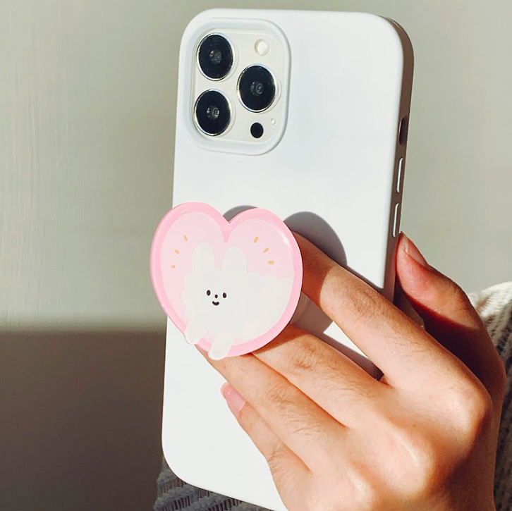 狗狗雲愛心 手機氣囊支架｜右手超人