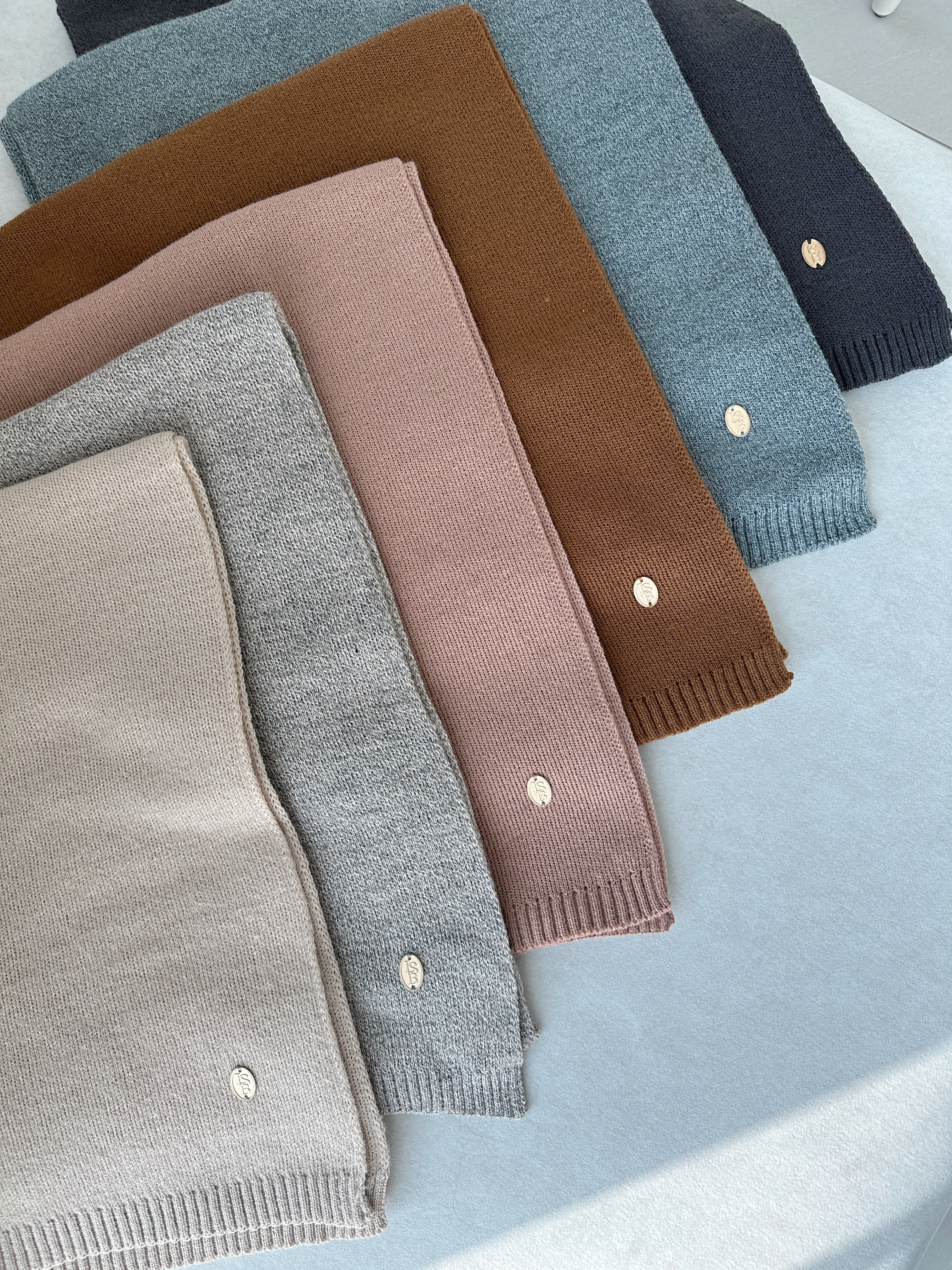 LSIBMADE03 韓 國 自 家 製 WOOL 頸 巾 - 6 色