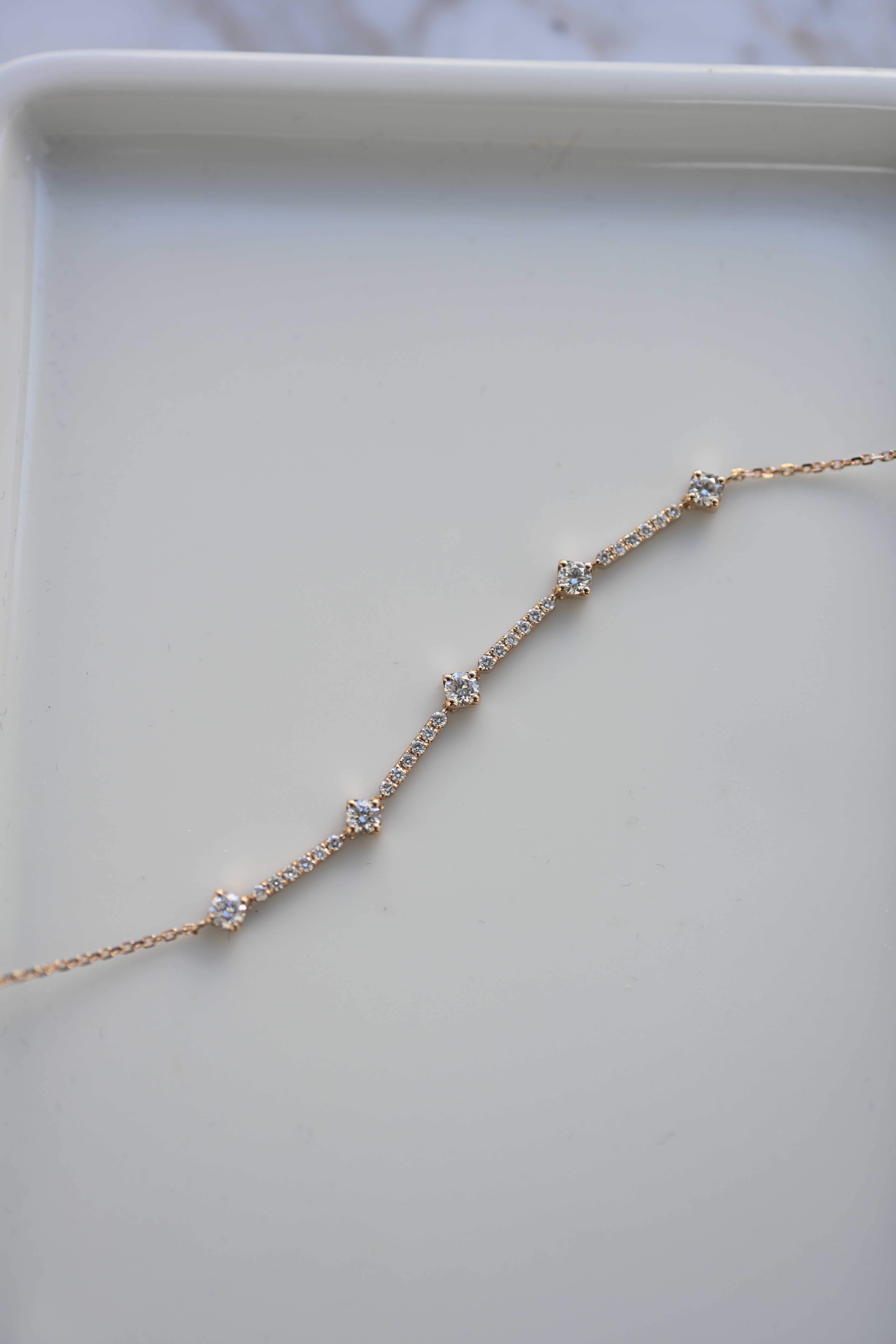 18K Enlace Diamond Bracelet