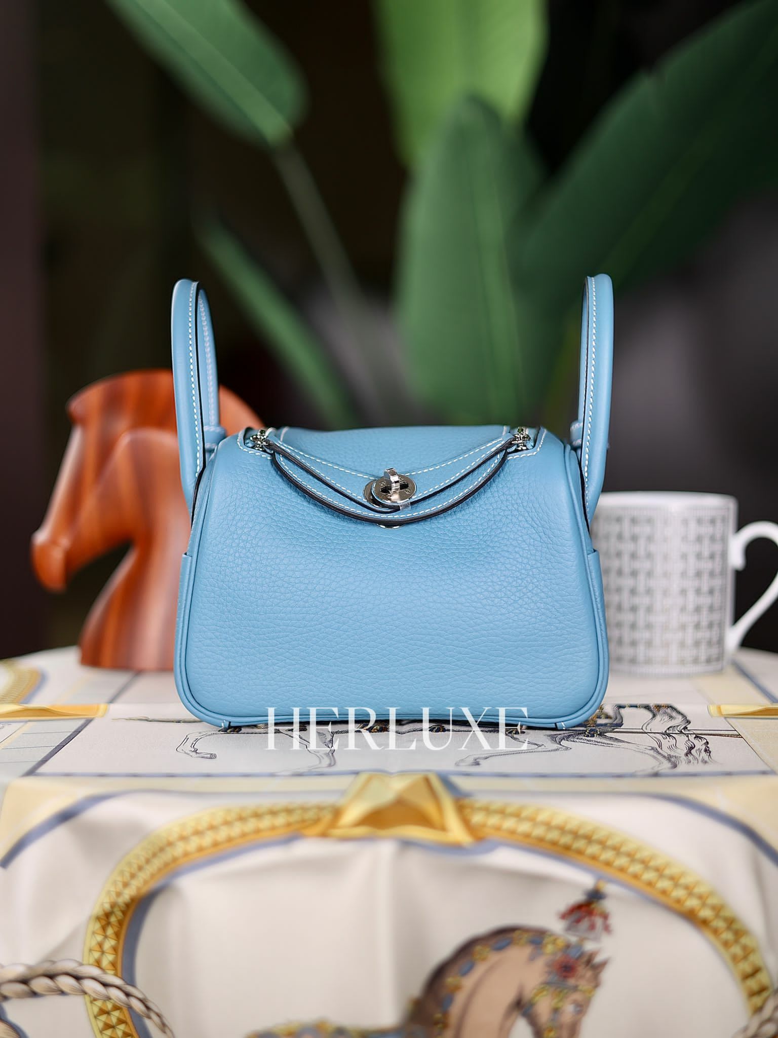 Lindy mini D2 new bleu jean ck tc B（一代：肩帶長100cm)