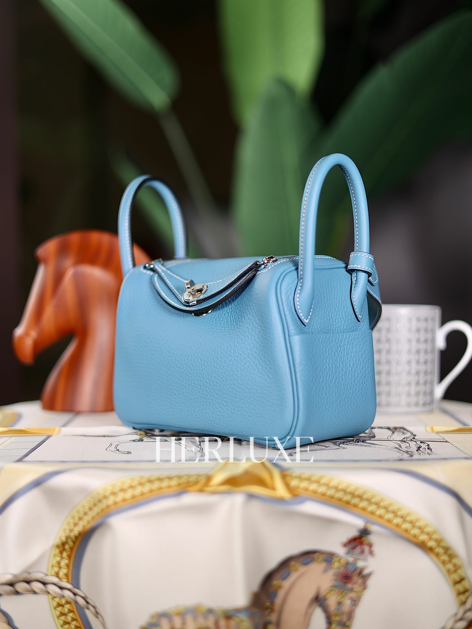 Lindy mini D2 new bleu jean ck tc B（一代：肩帶長100cm)