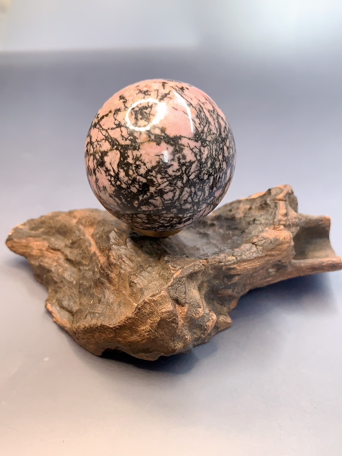 玫瑰石薔薇石球丨愛情寶石、改善焦慮、感受到真愛