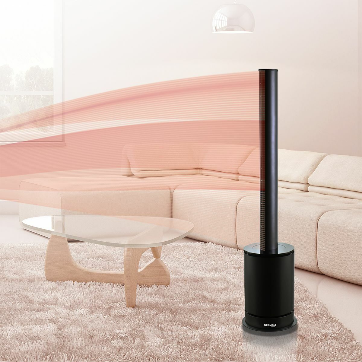 德國寶 German Pool   EFB-P20H-SC‧WiFi智能 DC 摩打 三合一‧空氣淨化涼暖無葉風扇‧無線遙控‧香港行貨,原廠1年保養‧