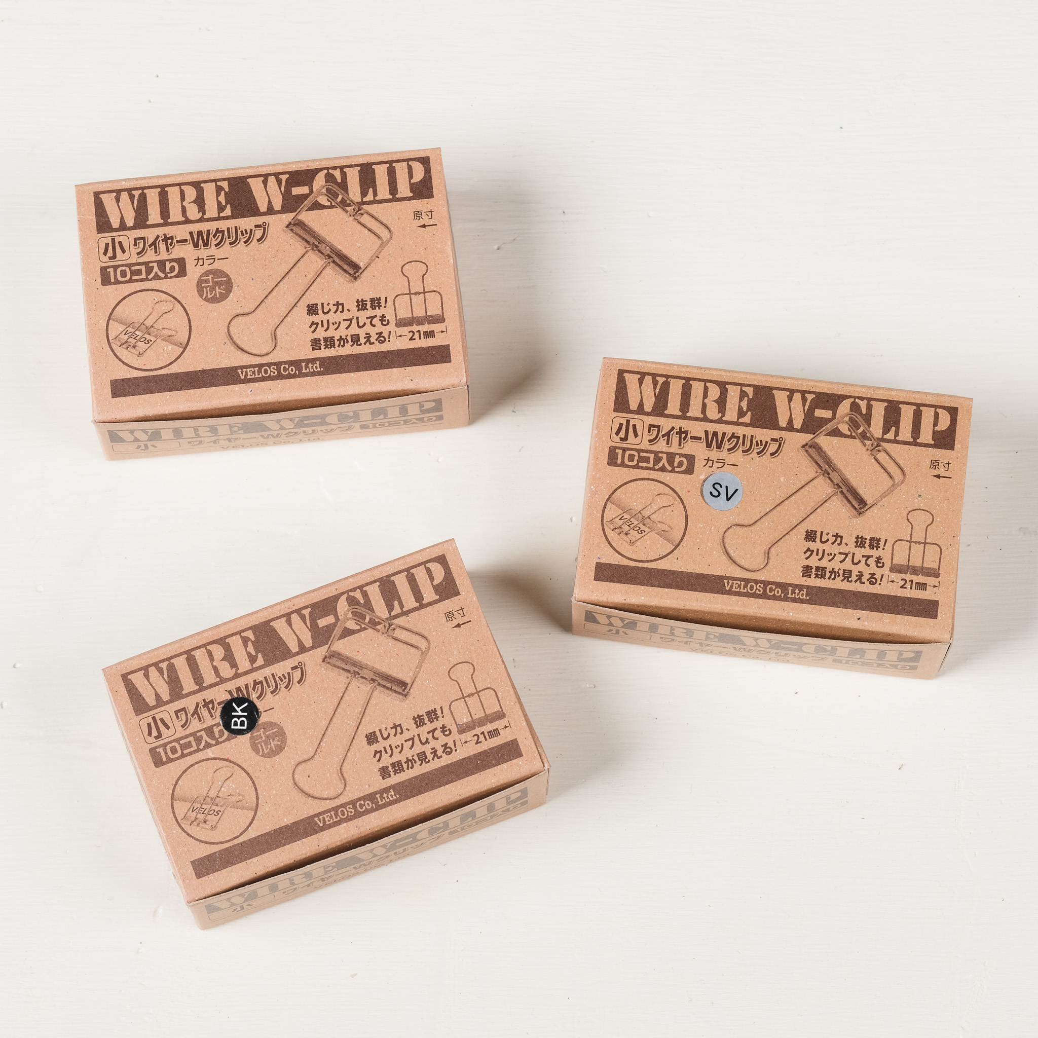 透視夾 10入盒裝 / VELOS 日本