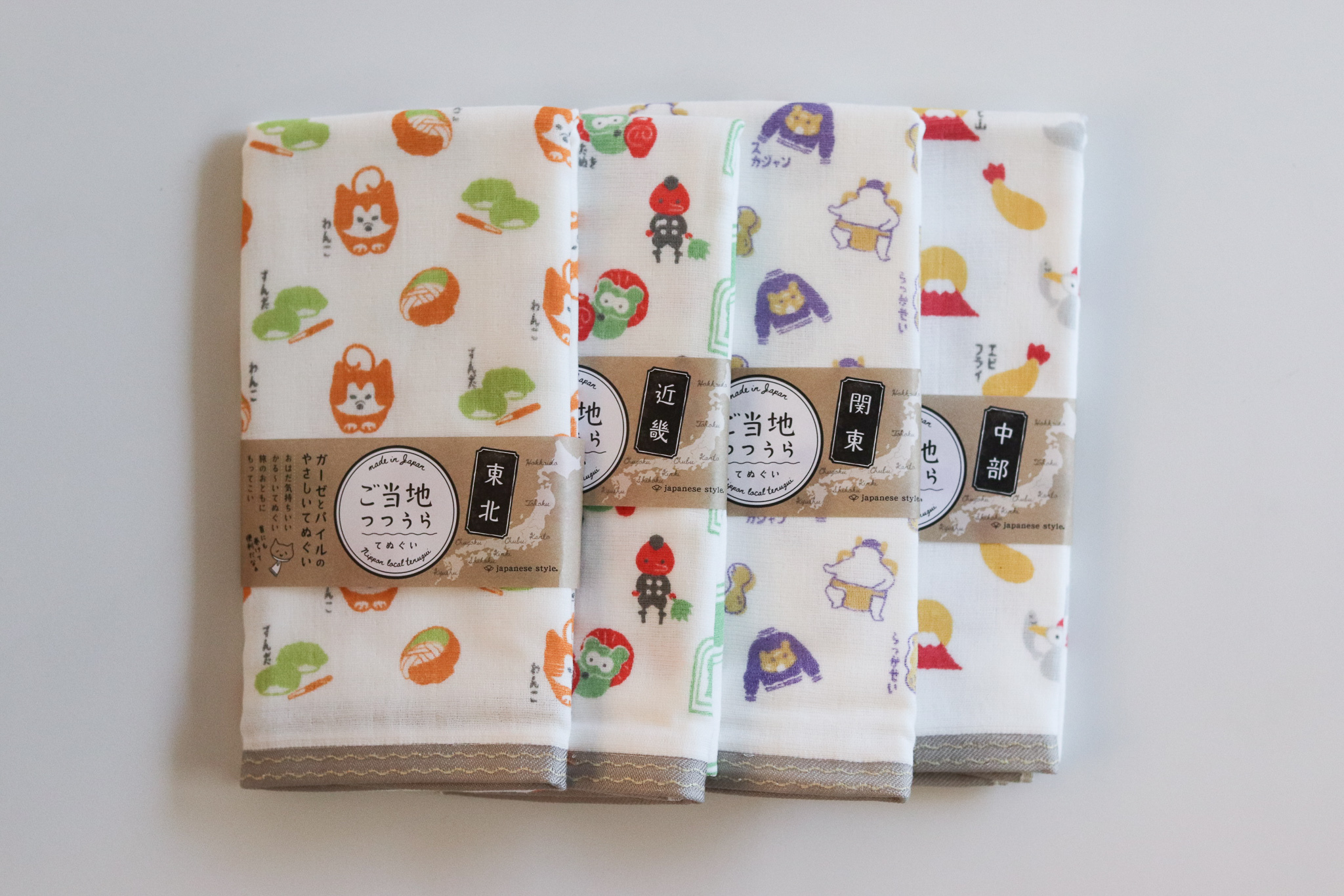 日本 各地特色 純棉毛巾