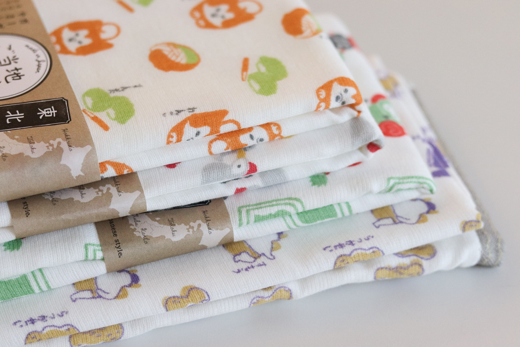 日本 各地特色 純棉毛巾