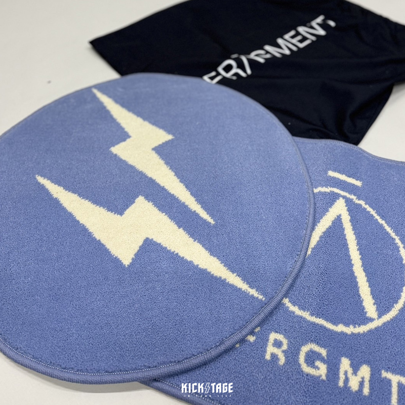 上海限定 藤原浩 Fragment Design PEACE PIECE Rug 閃電 羊毛 地毯 2張 圓形 方形【PPG22008】