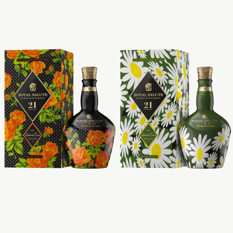 皇家禮炮-21年新奢時尚系列第二代 橙紅玫瑰與法蘭西菊限定版