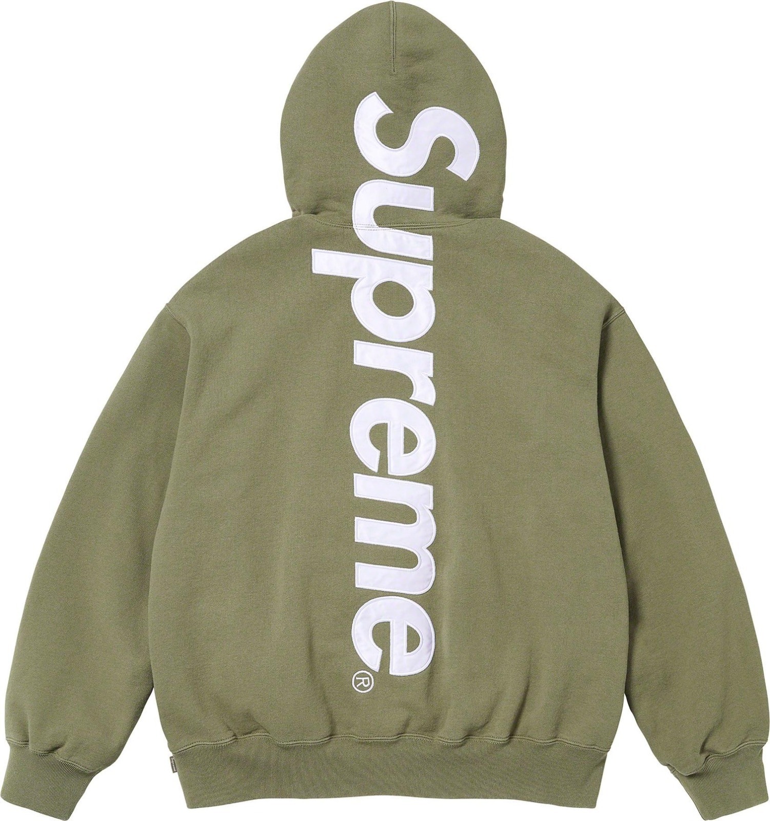 {現貨} SUPREME 23FW SATIN APPLIQUÉ HOODED SWEATSHIRT