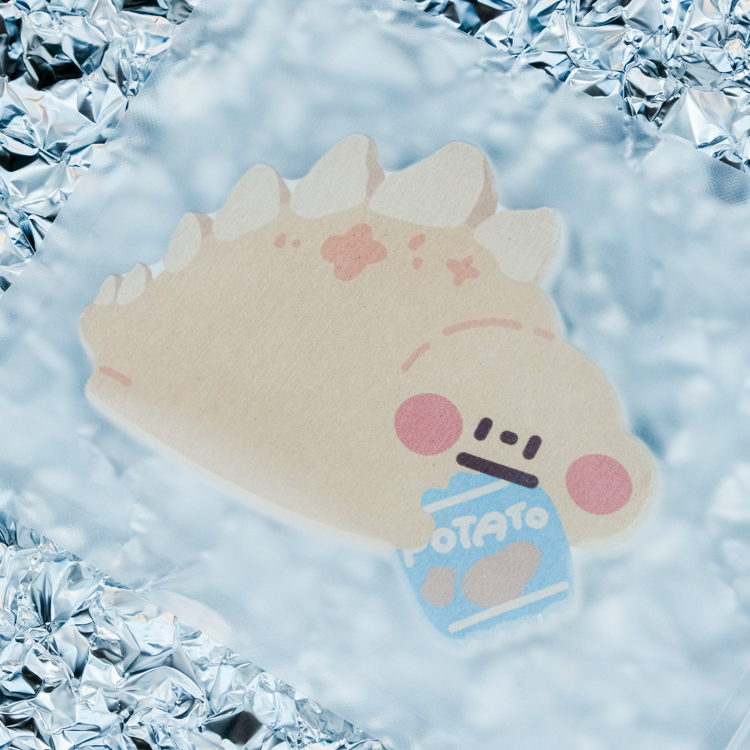 狗狗的小跳步，繪蹦砰｜硅藻土杯墊｜洋芋片劍龍