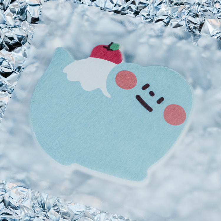 狗狗的小跳步，繪蹦砰｜硅藻土杯墊｜藍雷龍