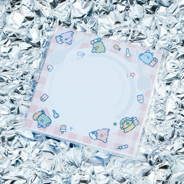 狗狗的小跳步，繪蹦砰｜便條本｜紅格款