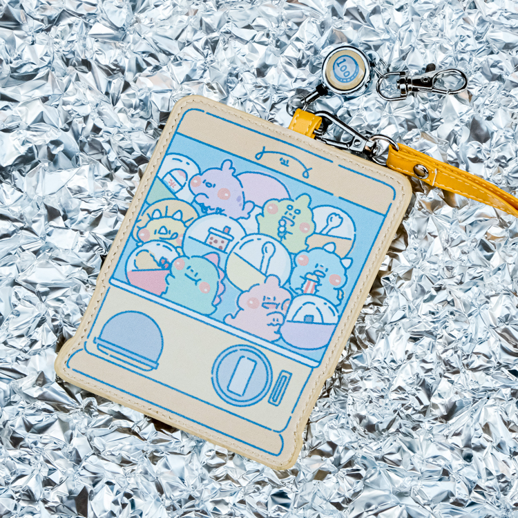 狗狗的小跳步，繪蹦砰｜毛毛票卡夾｜扭蛋機