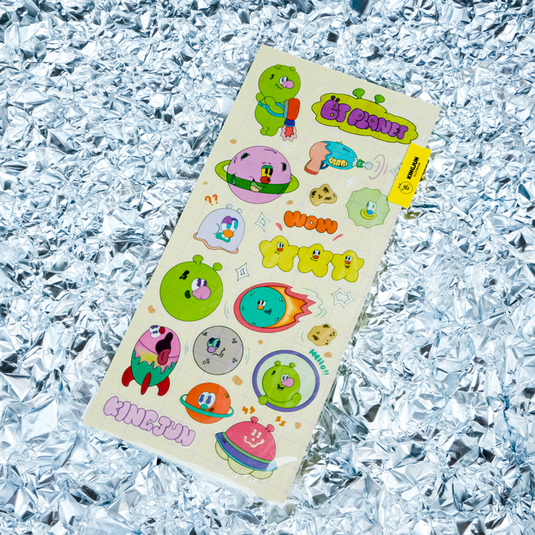 Kingjun｜透明貼紙｜BT