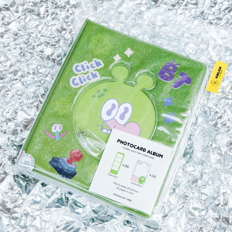 Kingjun｜絕版｜拍貼相冊｜BT綠色款