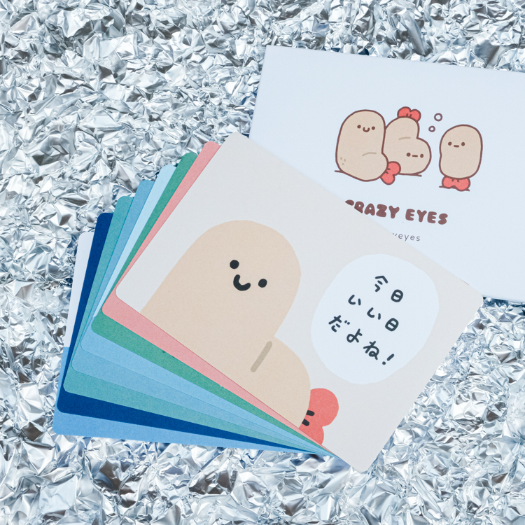 Crazy eyes 瘋狂眼珠｜明信片套組