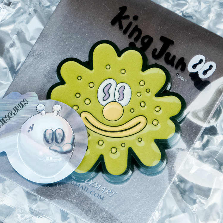 Kingjun｜勳章｜病毒花｜芥末綠