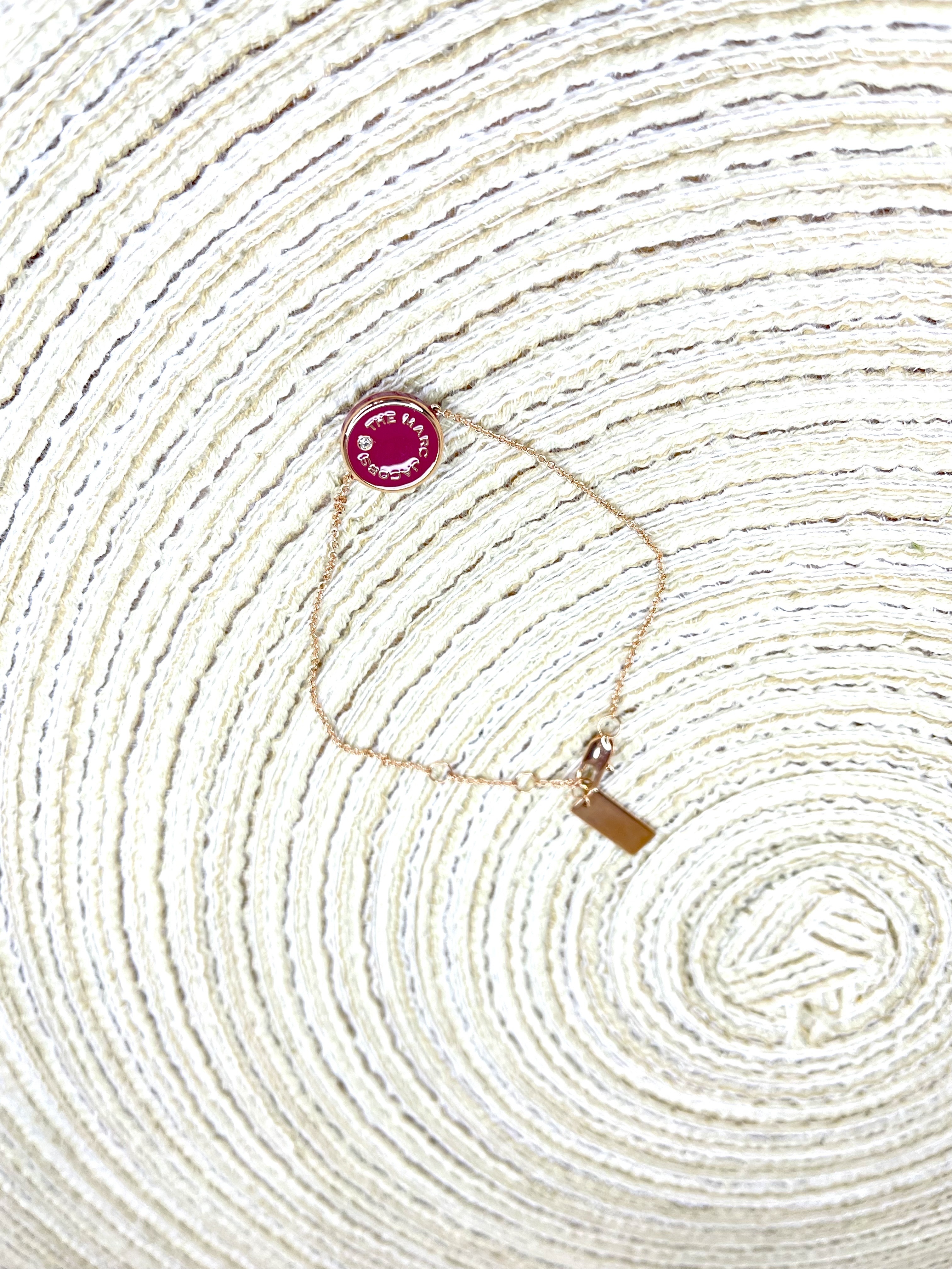 Marc Jacobs Circle Logo Bracelet with stud