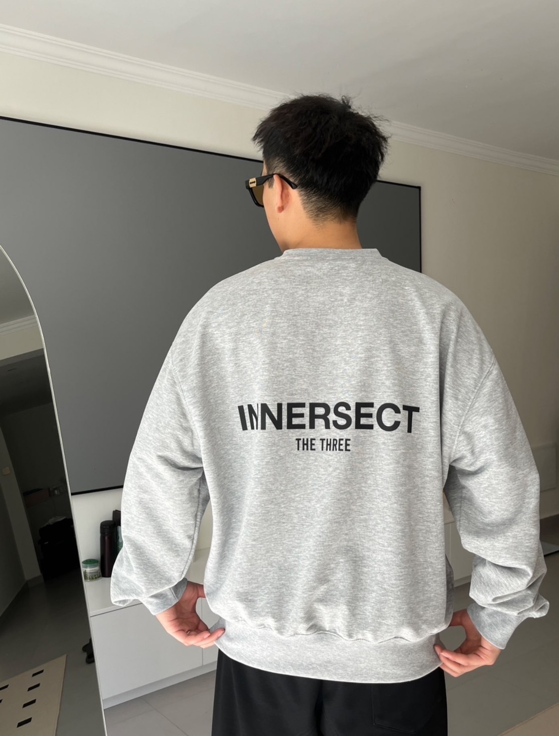 【INNERSECT】三生萬物 圓領大學踢 大學T 薄長袖 陳冠希 INN23ALTHD45