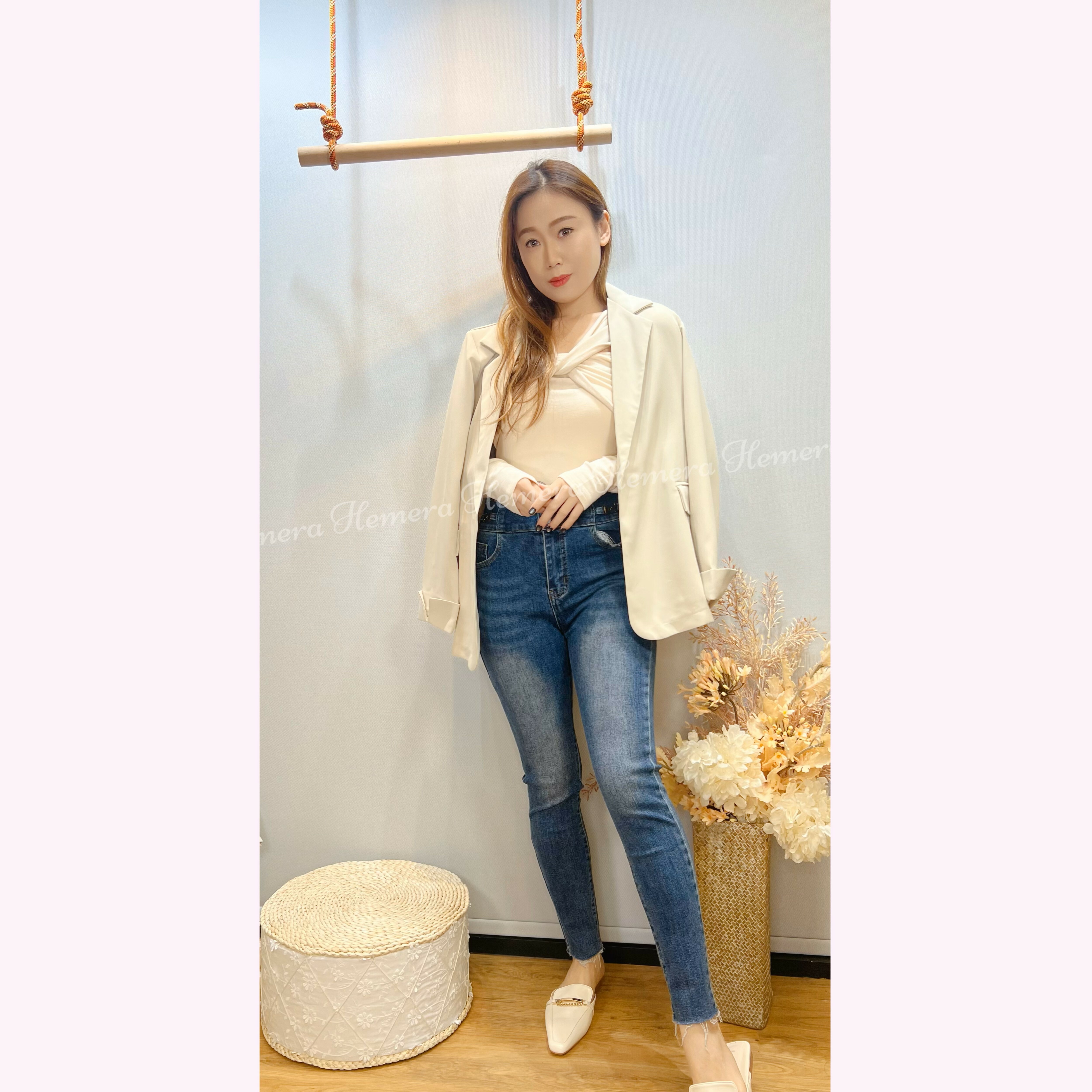 BZ23W1223 男友風雪紡外套