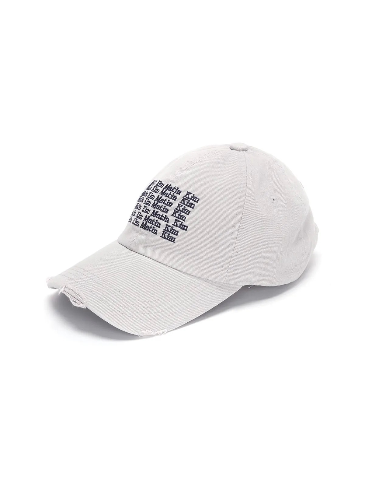 MATIN KIM] LETTERING WASHED BALL CAP