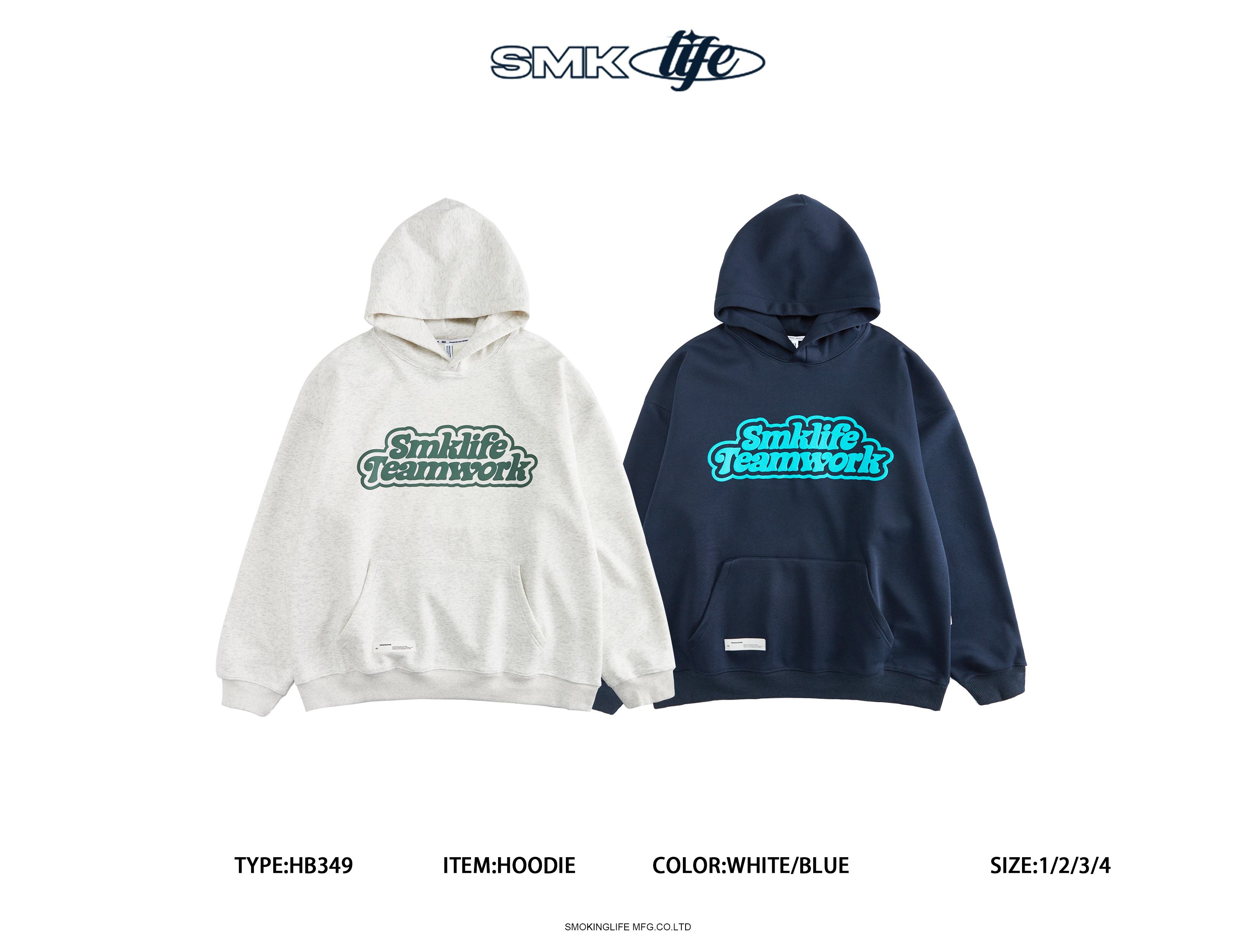 Smokinglife 印刷Logo連帽Tee HB349