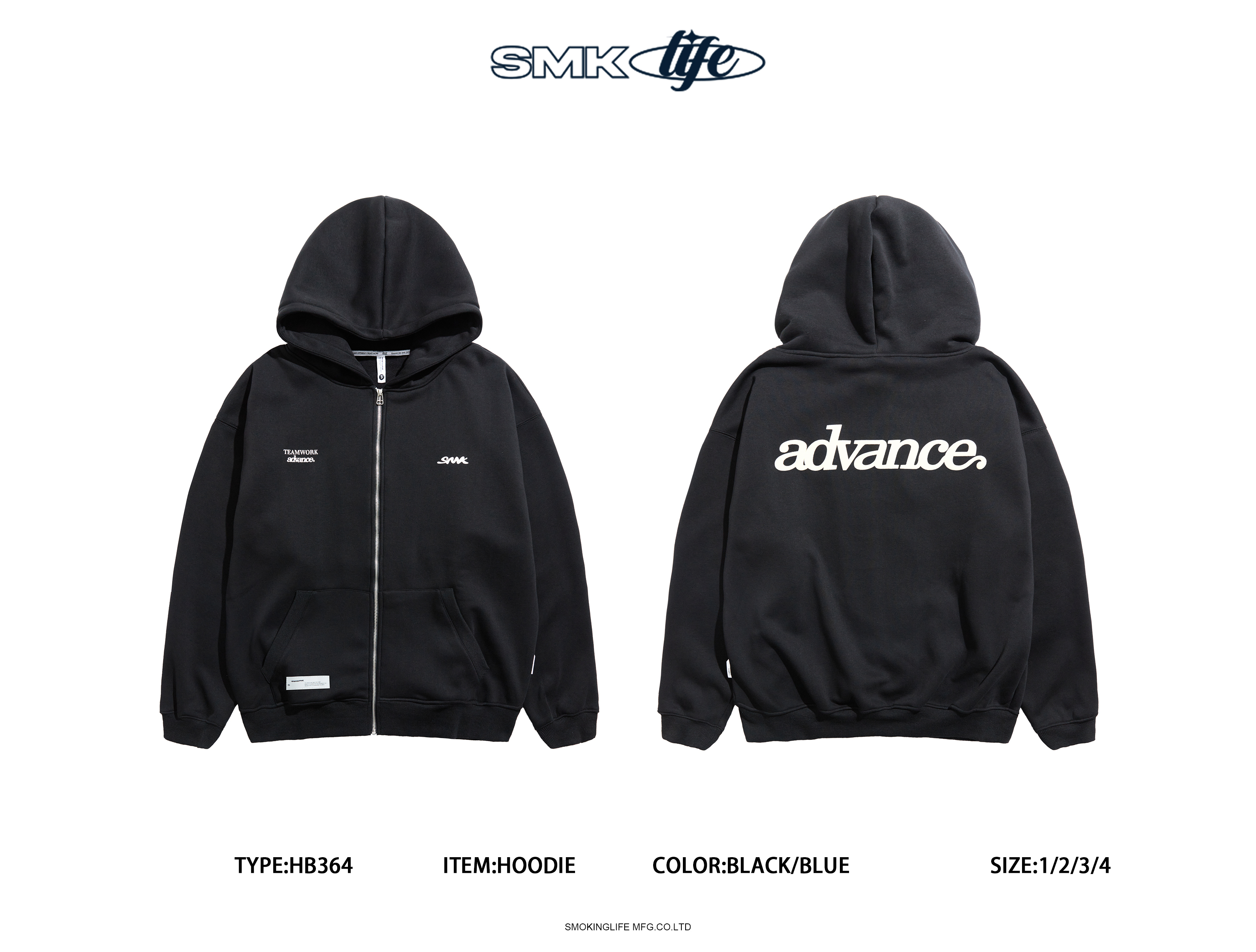 Smokinglife 日系印刷連帽外套 HB364