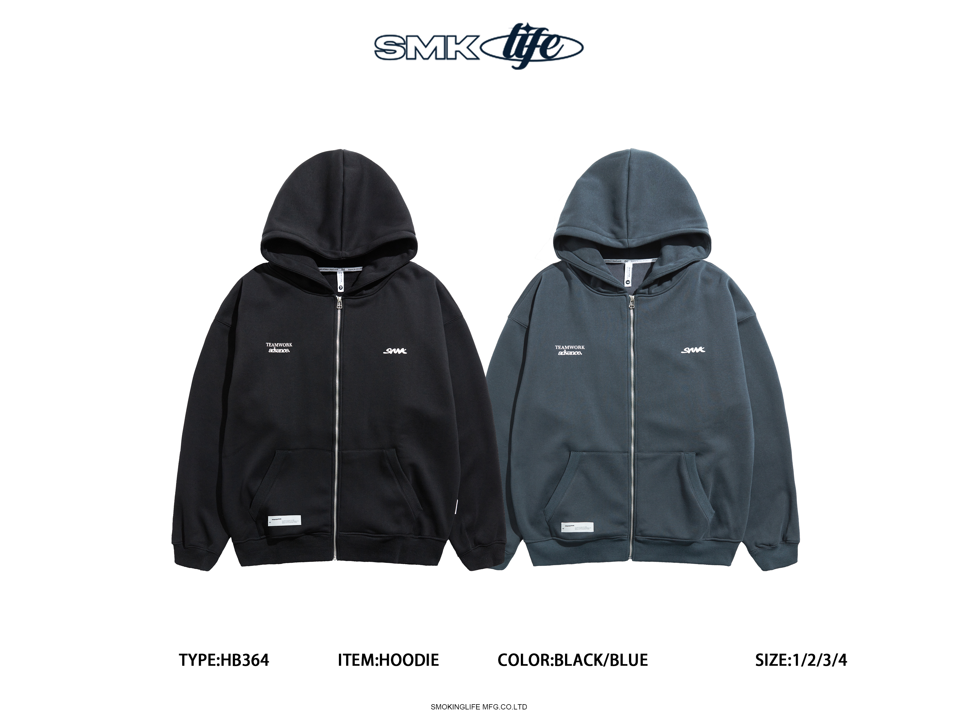 Smokinglife 日系印刷連帽外套 HB364