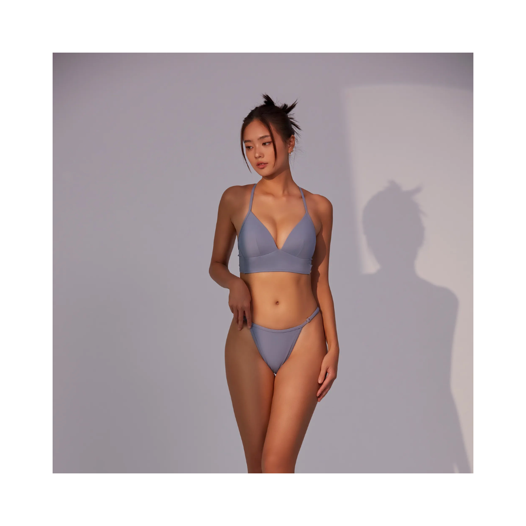 ▲LeReve AIRise 綁帶馬甲式空氣比基尼 冰川藍