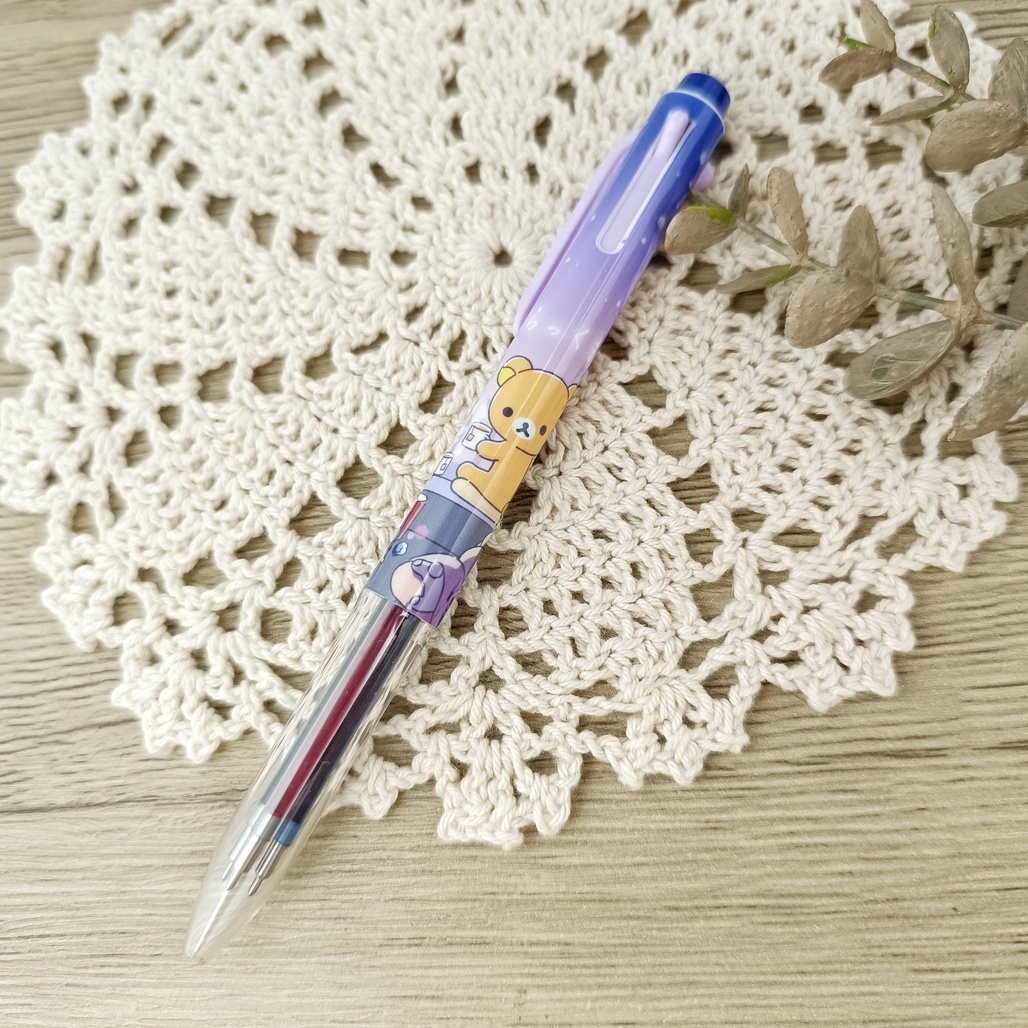 日本Pentel ENERGEL 極速三色筆 拉拉熊 PRO8201