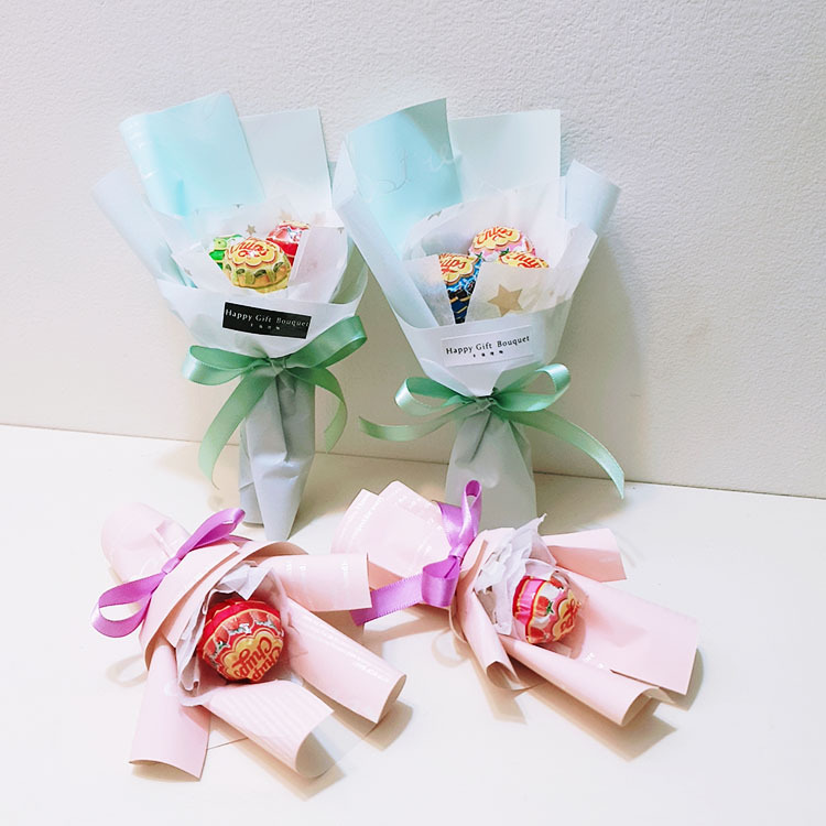 加倍佳棒棒糖迷你花束,加倍佳花束,桃園花店,桃園婚禮小物,Chupa Chups-lollipop-mini-bouquet