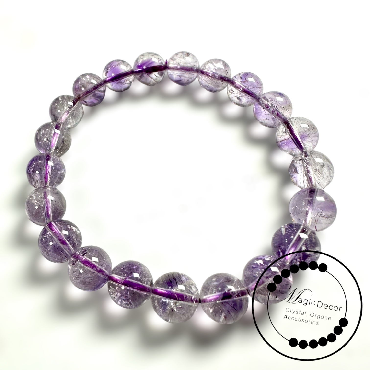 250828 - A63 8-9mm+冰透紫超7手串