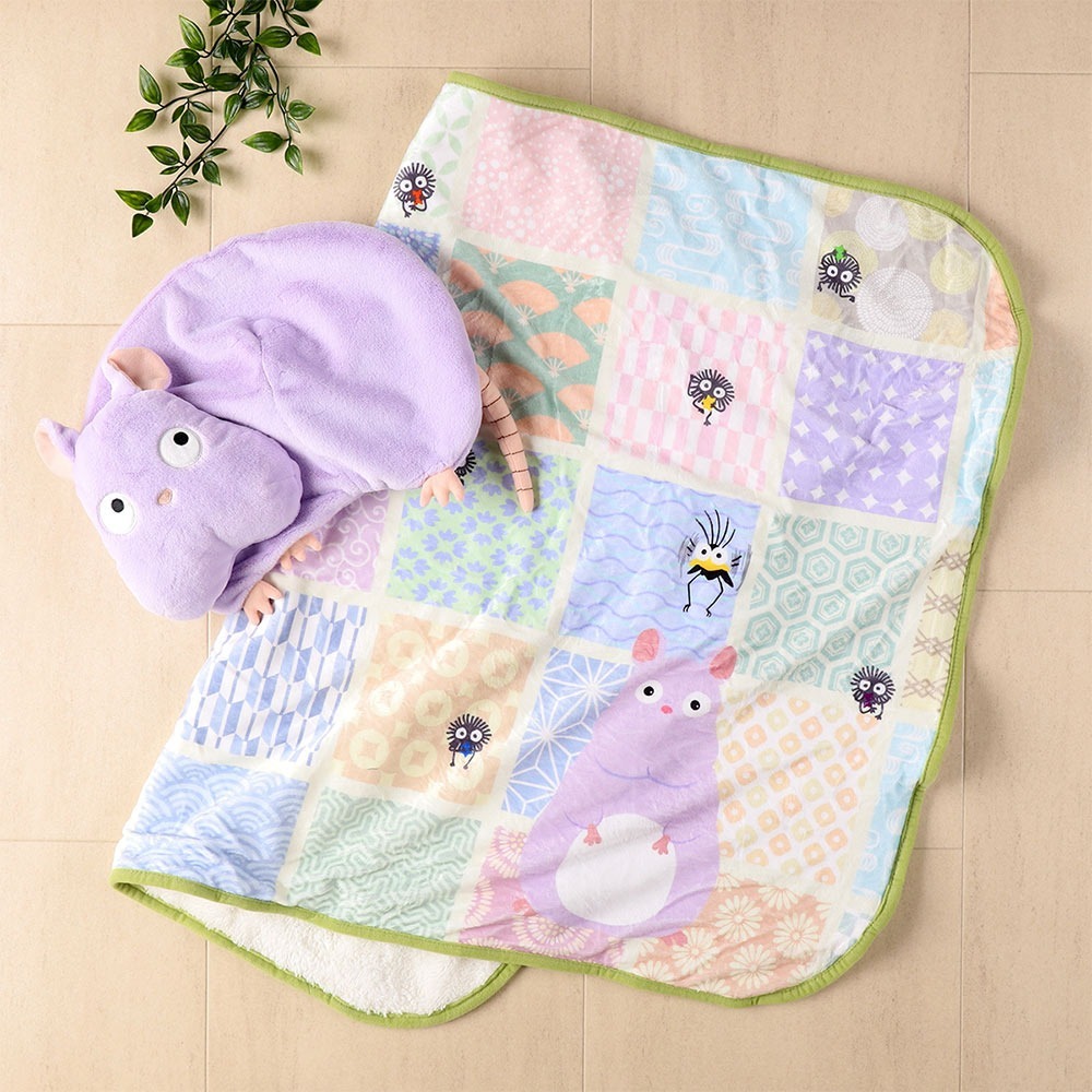 現貨┃宮崎駿 龍貓 魔女宅急便 吉吉 煤炭 卡西法 抱枕 毯子 毛毯