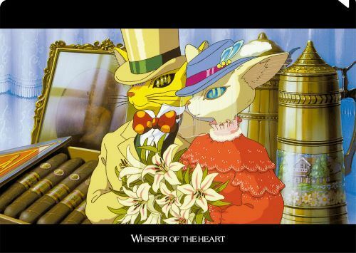 A4透明文件夾 名場景系列 心之谷 貓男爵和貓貴婦