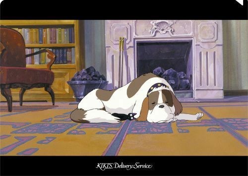 A4透明文件夾 名場景系列 魔女宅急便 吉吉和傑夫