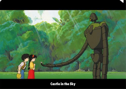 A4透明文件夾 名場景系列 天空之城 贈花