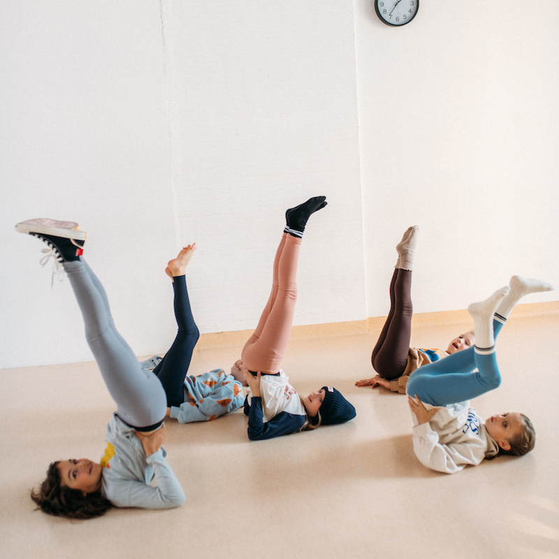 髒髒粉 | 刷毛緊身褲 (小)