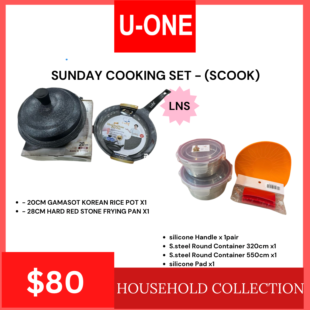 SUNDAY COOKING SET - (SCOOK)