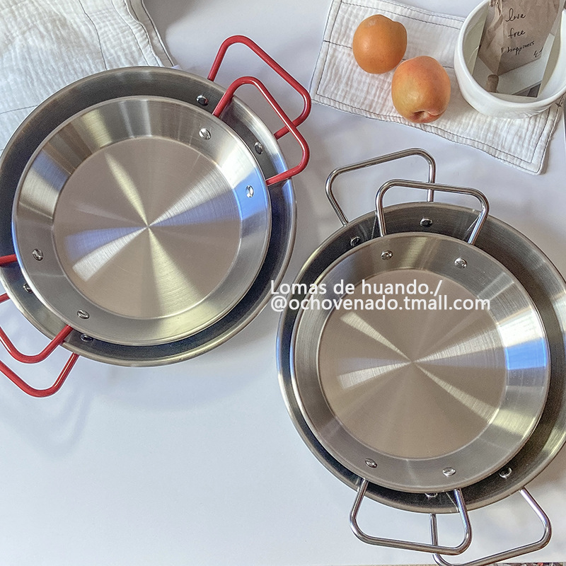 《3432》韓式不鏽鋼雙耳料理盤