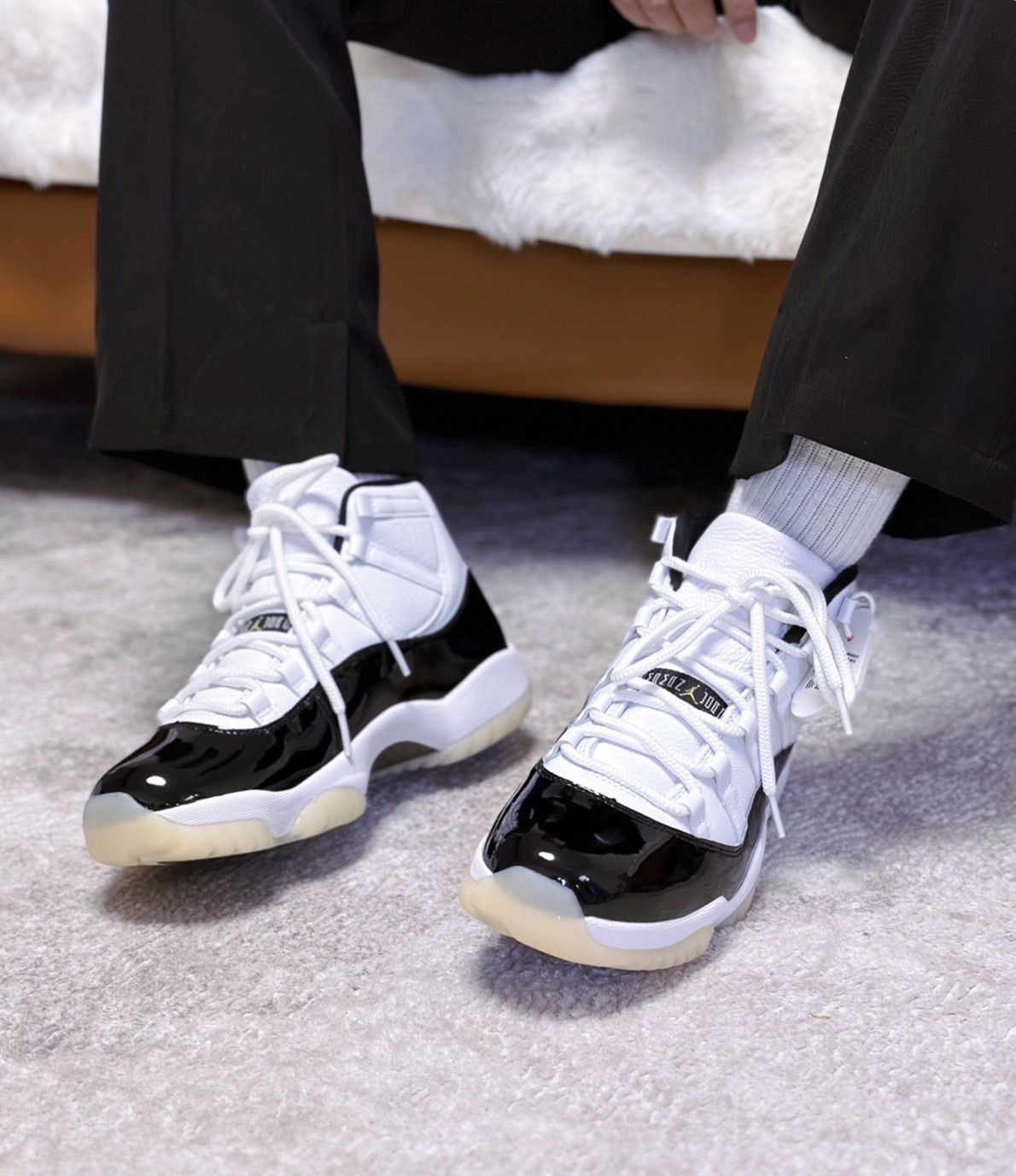 預購 NIKE AIR JORDAN 11 Gratitude 白黑 白金 籃球鞋