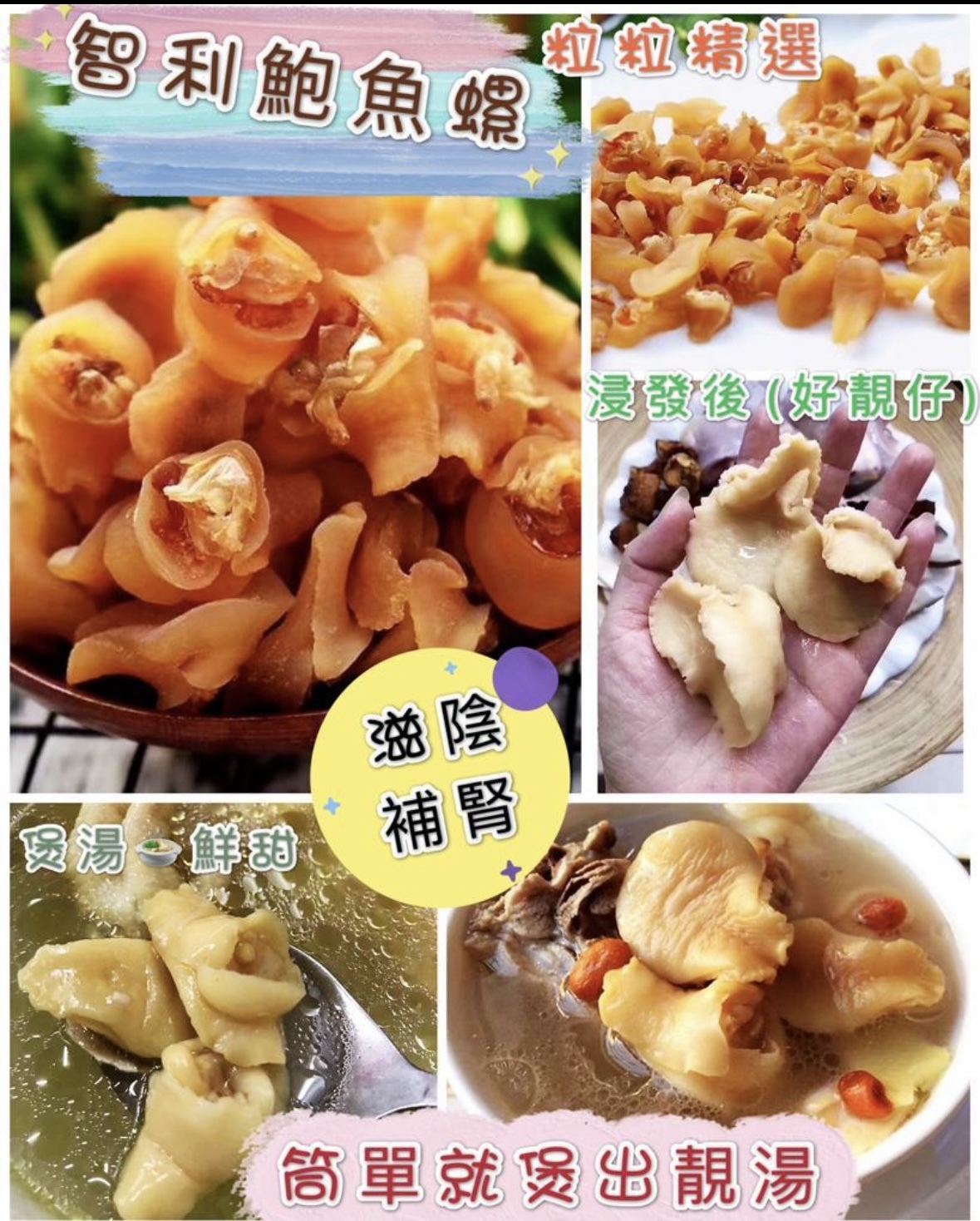 智利鮑魚螺 200克